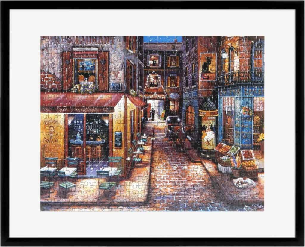 The World’s Most Elegant Black Frame for Jigsaw Puzzles